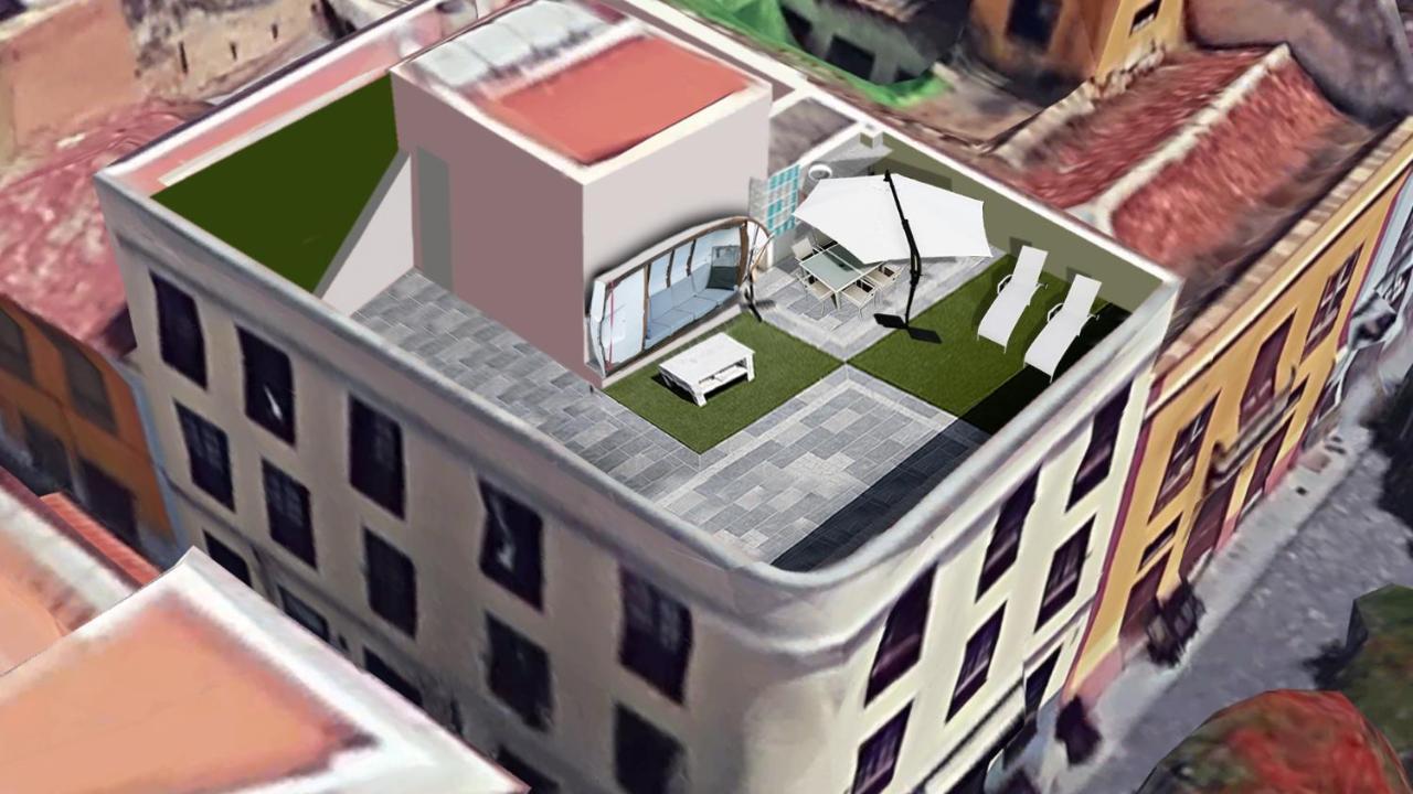 サンタクルスデテネリフェTerraza Del Atlantico, Un Oasis En La Ciudadアパートメント エクステリア 写真