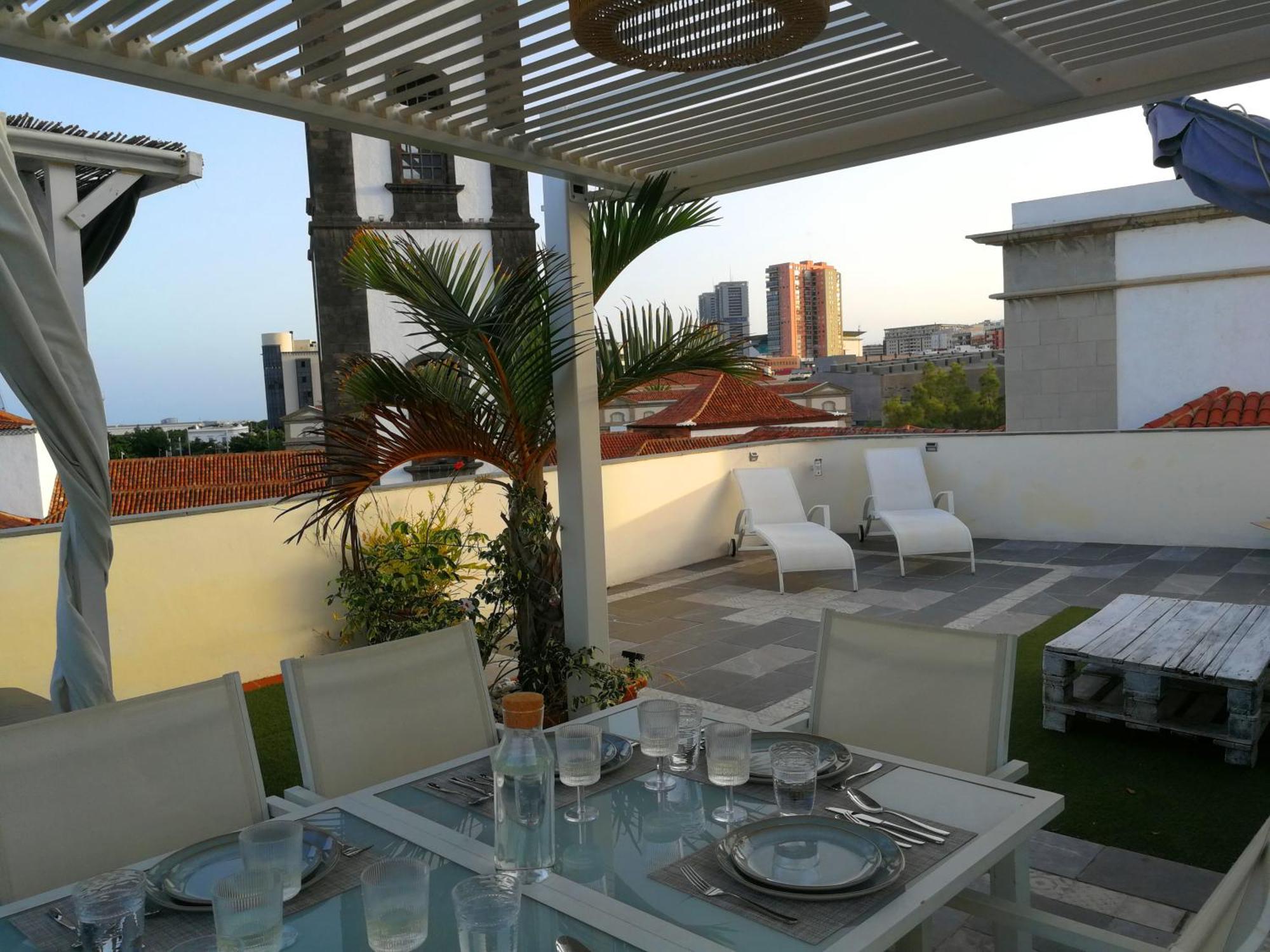 サンタクルスデテネリフェTerraza Del Atlantico, Un Oasis En La Ciudadアパートメント エクステリア 写真